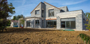 chantier d'une maison en construction