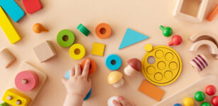 toddler activity for motor and sensory development. baby hands w